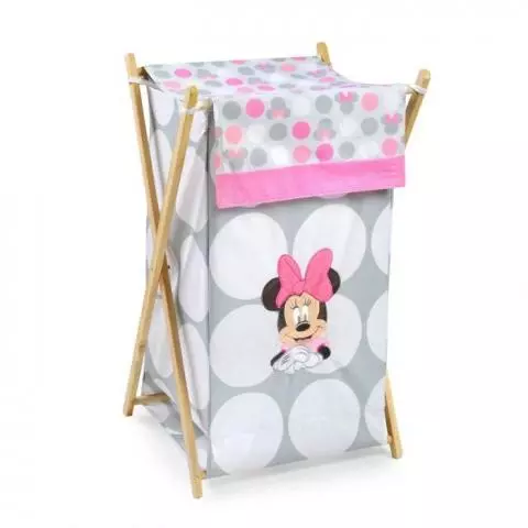 Storage Bin Girl Kids Disney Official Minnie Pop Up Laundry Basket,Toys Basket 