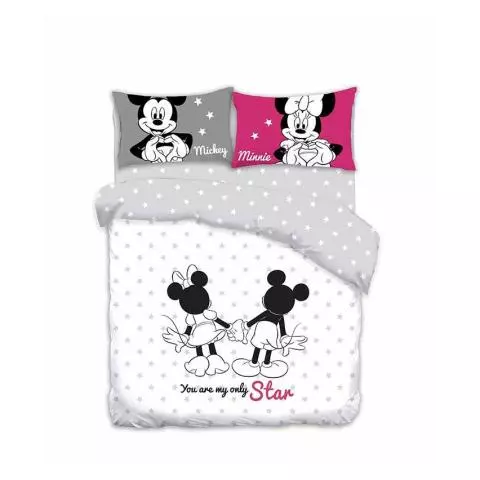 Louis Vuitton X Mickey Mouse Queen Bedding Set - Masteez