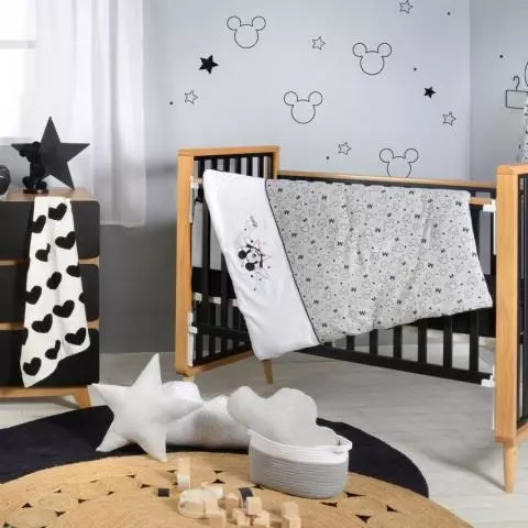 mickey minnie crib bedding